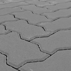 Плитка тротуарная Браер Серый (бетонная)